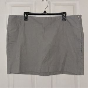 Pinstripe Mini Skirt